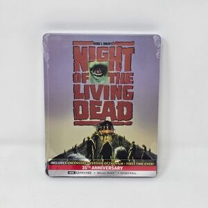 Night Of The Living Dead 1990 4K UHD Blu Ray Digital Steelbook Tom Savini